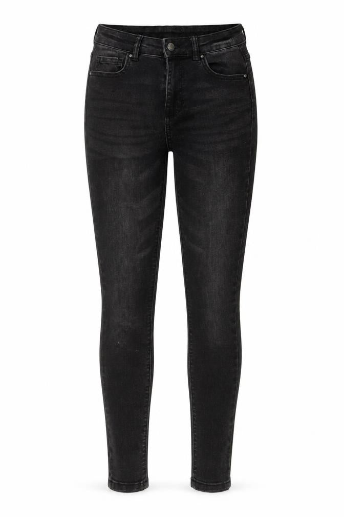 Womens UK Size 10 Denim & Co. Regular Fit Skinny Black Jeans