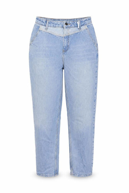 Collusion Womens Blue Cotton Mom Jeans Size 28 in L28 in Regular Button