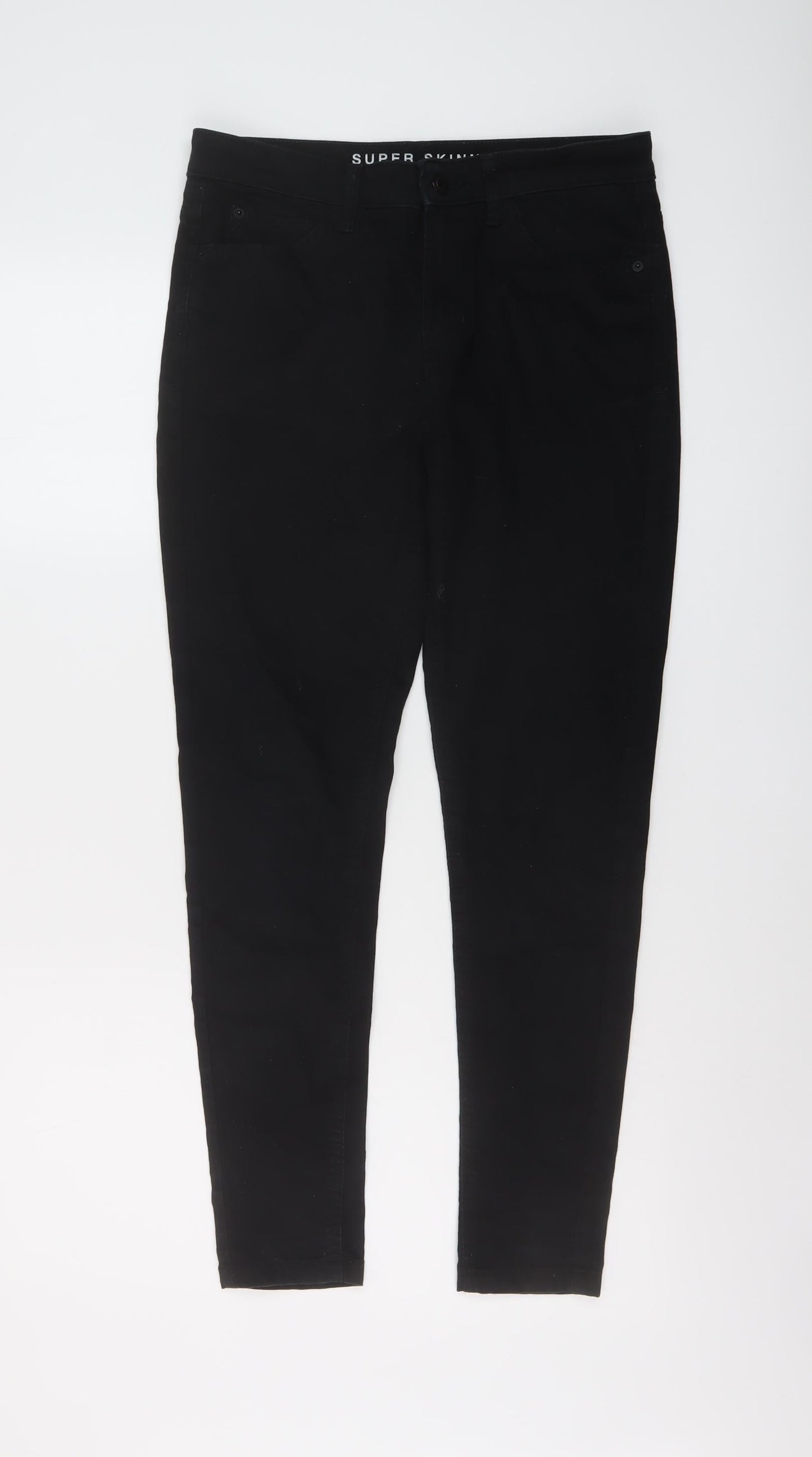 Womens UK Size 12 Marks and Spencer Regular Fit Skinny Black Jeans