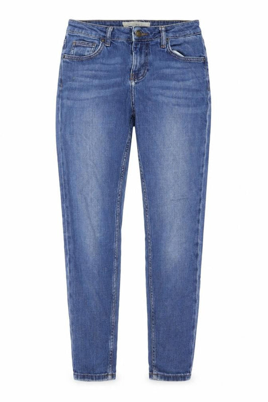 Womens UK Size 26 in Topshop Regular Fit Mom Blue Jeans