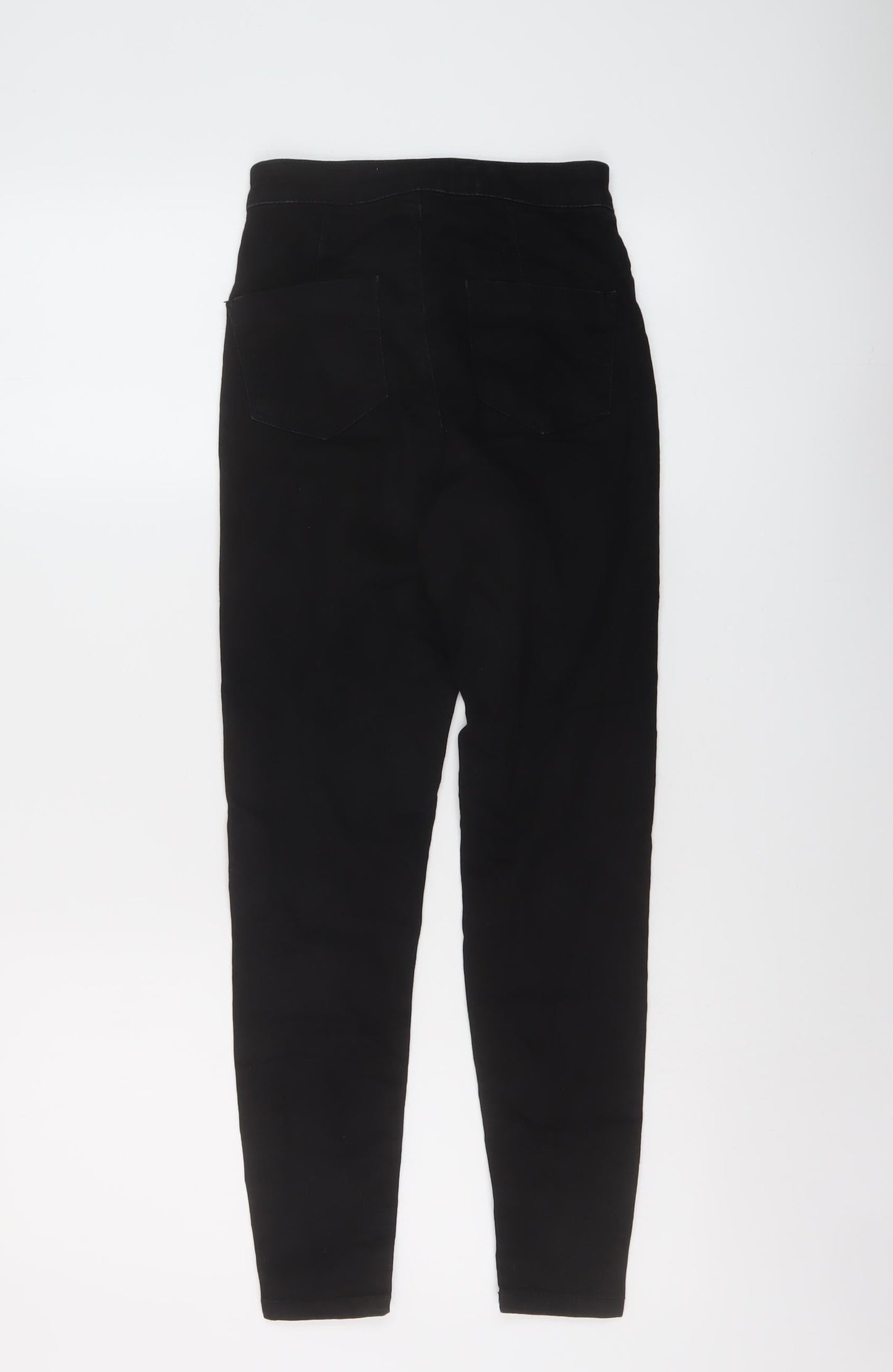 Dorothy Perkins Womens Black Cotton Skinny Jeans Size 6 L26 in Regular Button