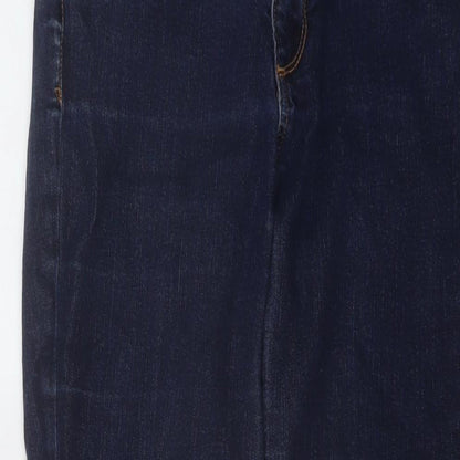 Gap Womens Blue Cotton Skinny Jeans Size 30 in L26 in Regular Button
