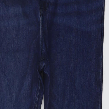 ASOS Mens Blue Cotton Skinny Jeans Size 38 in L30 in Regular Button