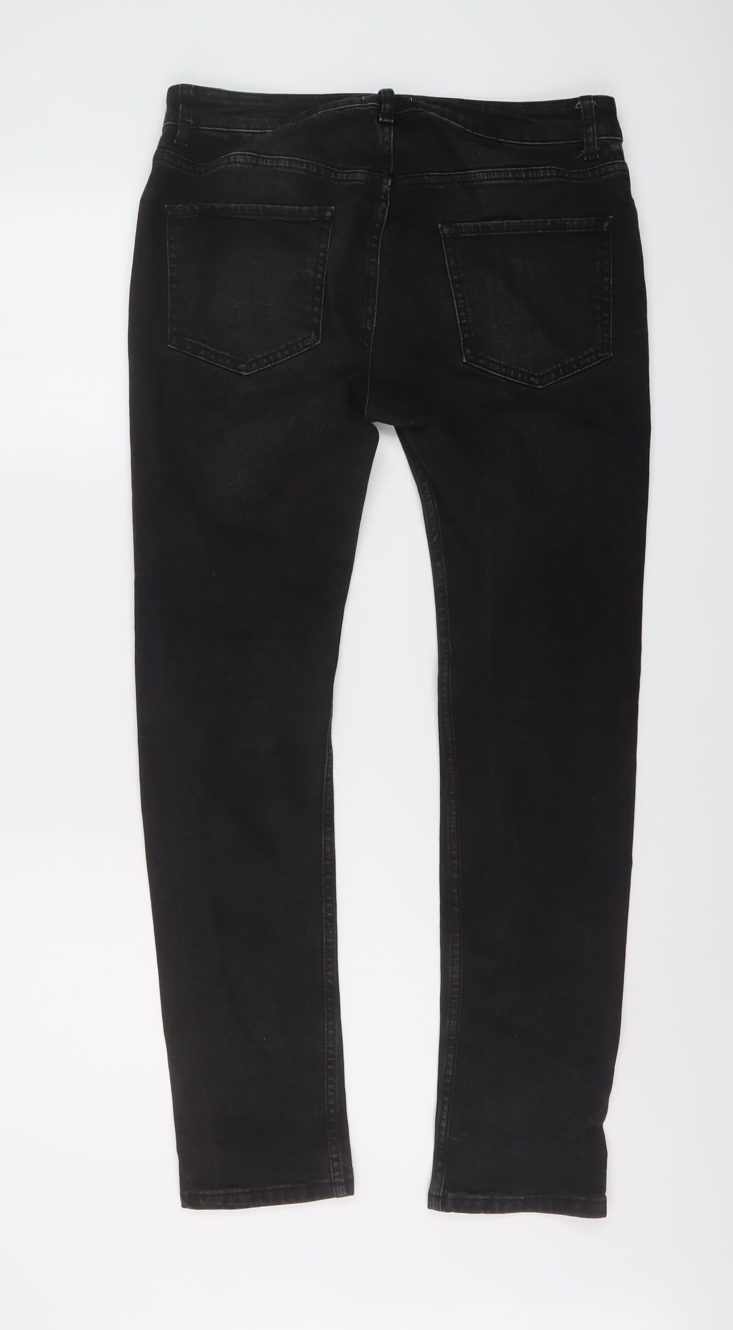 Womens UK Size 32 in Topman Regular Fit Skinny Black Jeans
