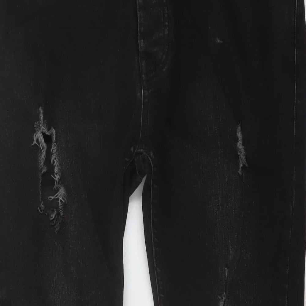 Womens UK Size 32 in Topman Regular Fit Skinny Black Jeans