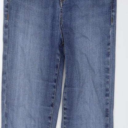 Womens UK Size 10 Marks and Spencer Regular Fit Skinny Blue Jeans