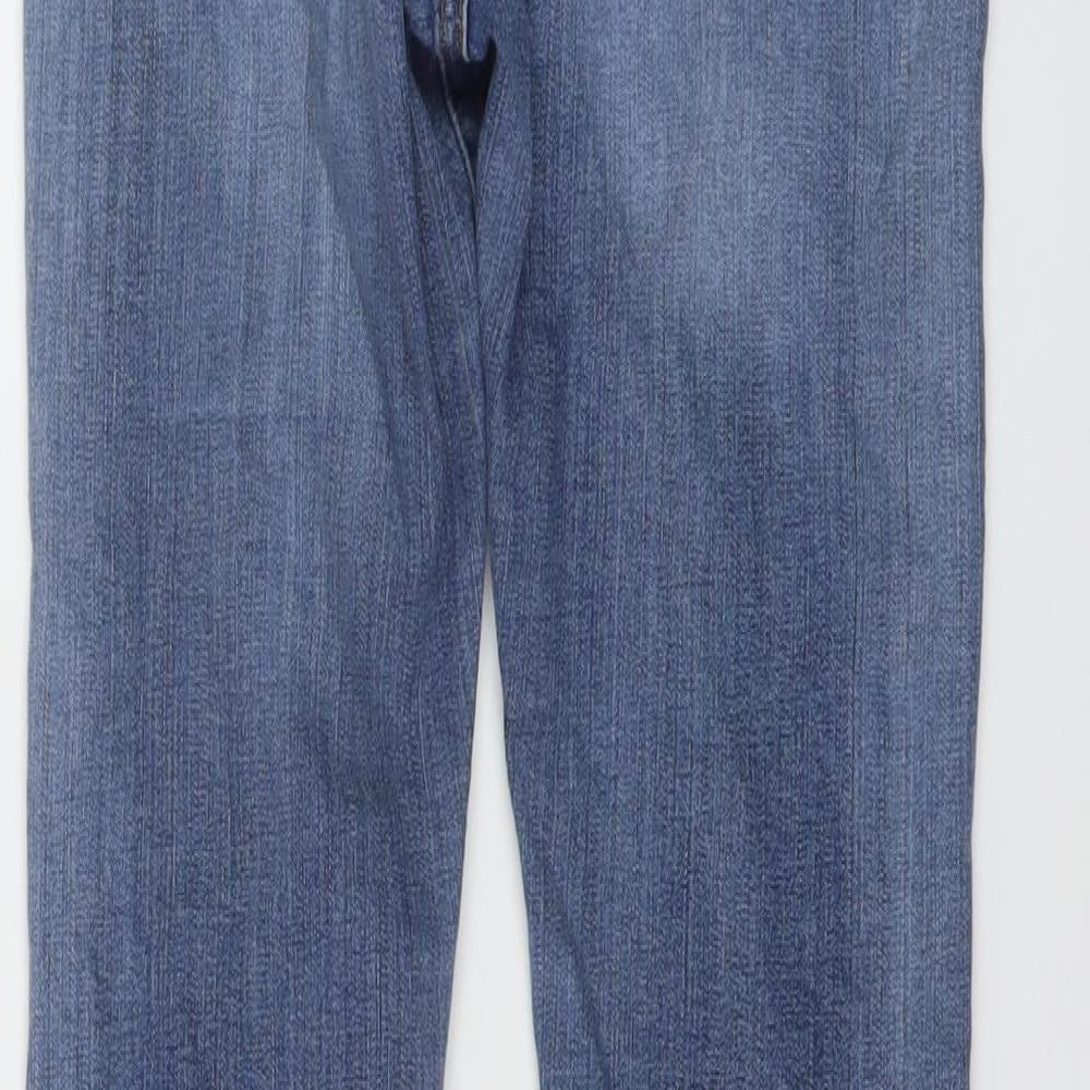 Womens UK Size 10 Marks and Spencer Regular Fit Skinny Blue Jeans