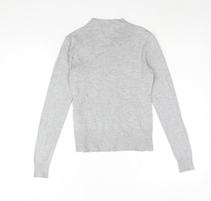 Womens UK Size 8 New Look Grey Pullover Jumper