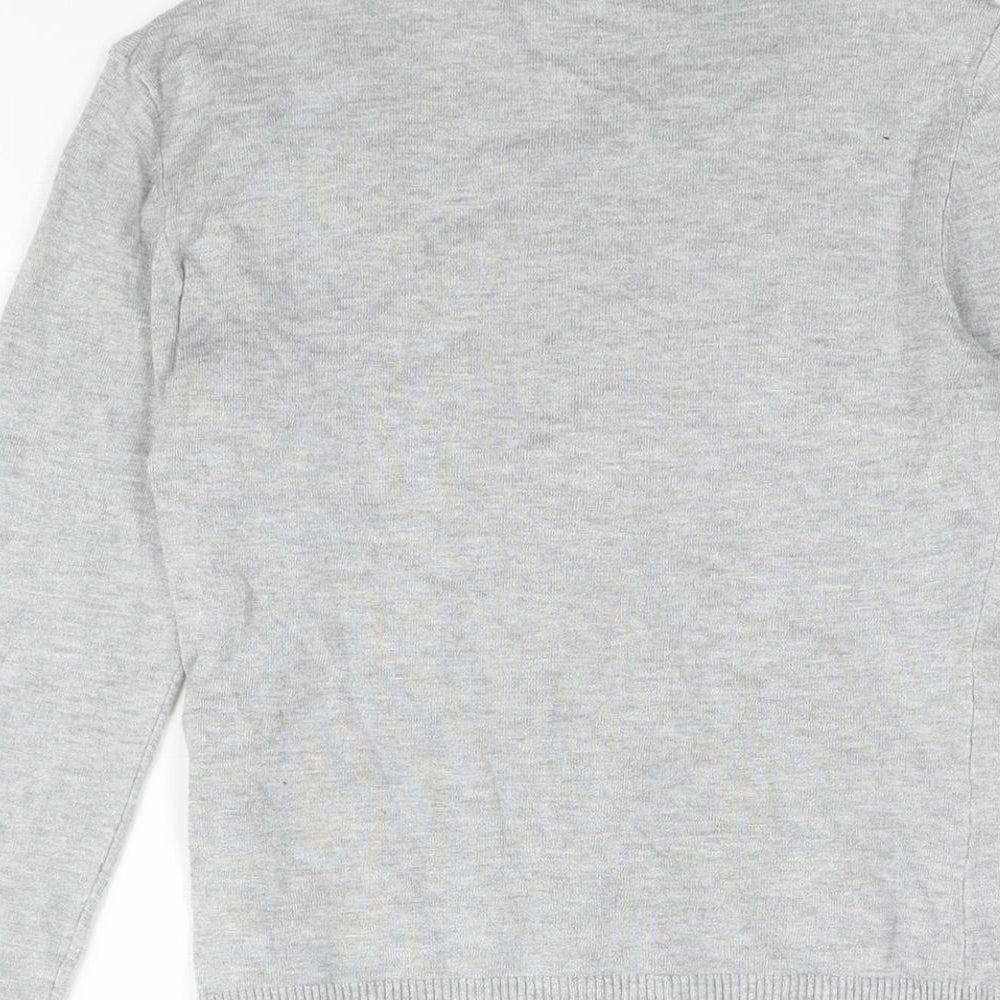 Womens UK Size 8 New Look Grey Pullover Jumper