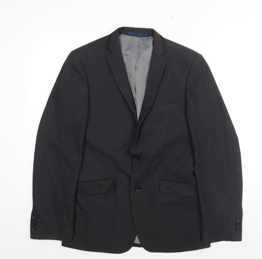 Mens UK Size 36 Burton Regular Grey Suit Jacket