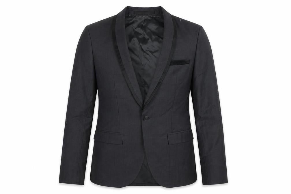 Mens UK Size 36 Topman Regular Grey Suit Jacket