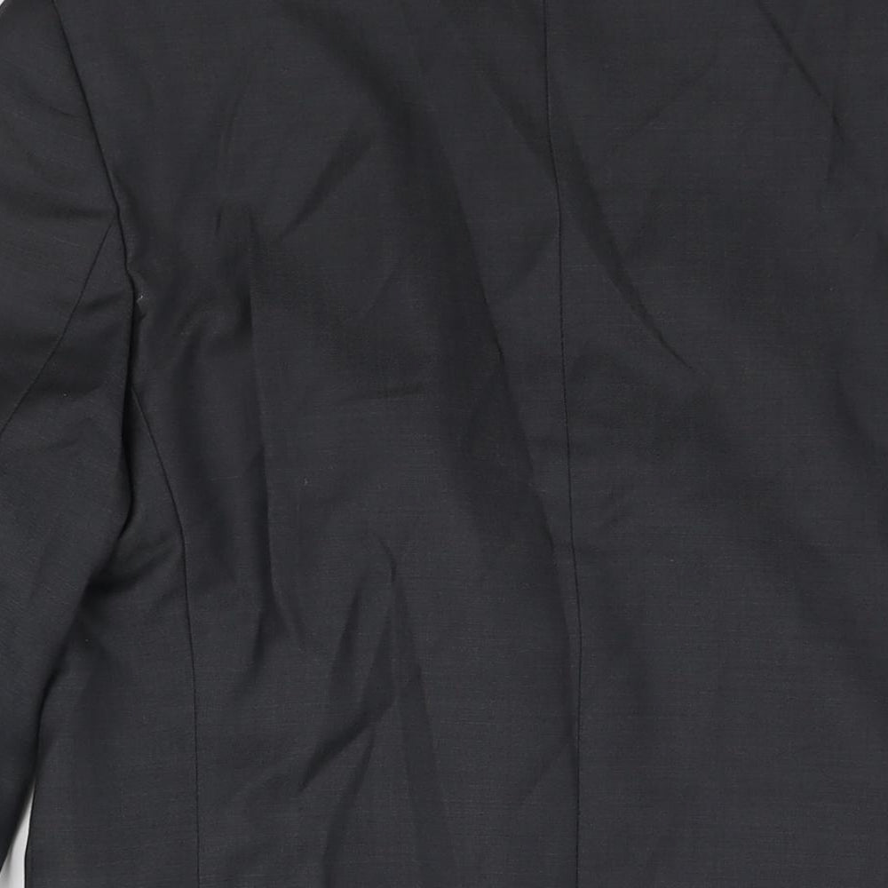 Mens UK Size 36 Topman Regular Grey Suit Jacket