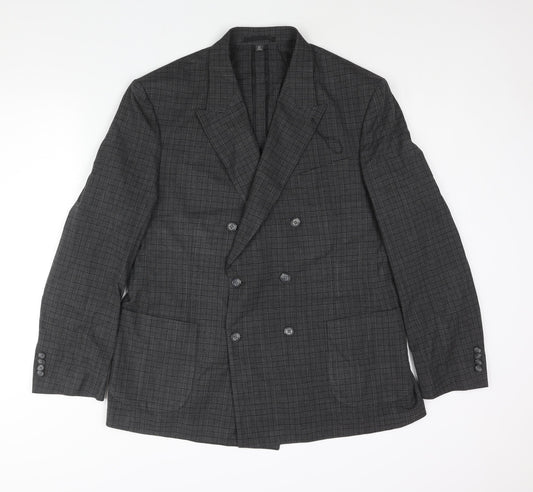 Mens UK Size 44 Marks and Spencer Regular Grey Suit Jacket