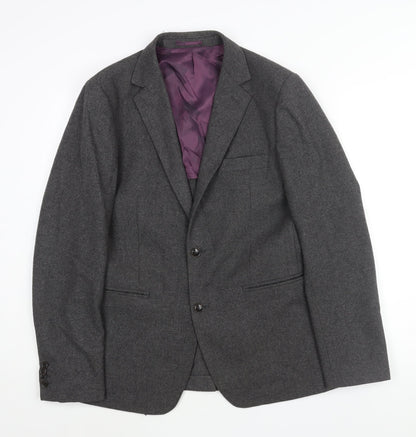 Mens UK Size 40 Duchamp Regular Grey Suit Jacket