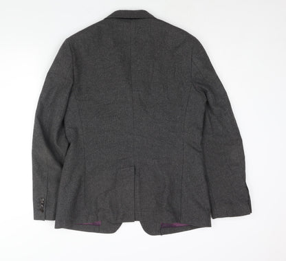 Mens UK Size 40 Duchamp Regular Grey Suit Jacket