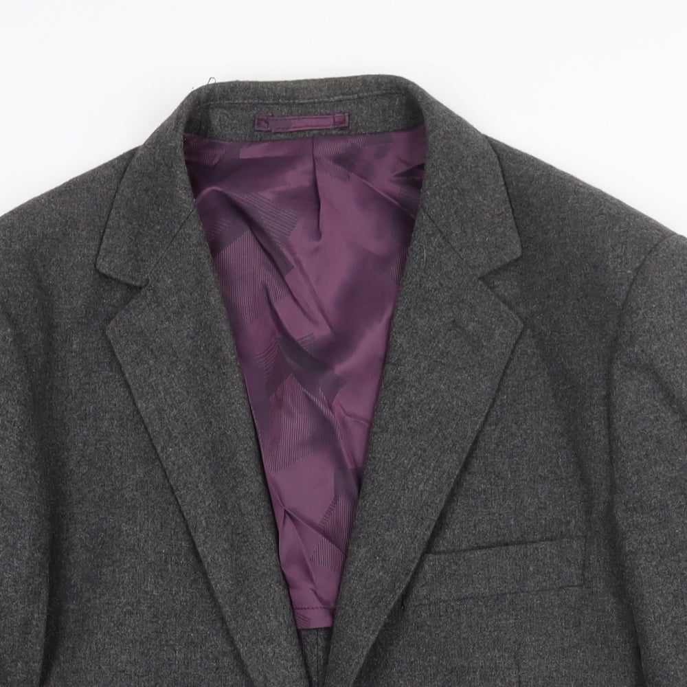 Mens UK Size 40 Duchamp Regular Grey Suit Jacket