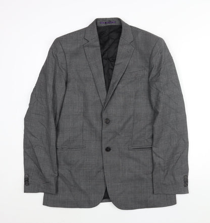 Mens UK Size 40 H&M Regular Grey Suit Jacket