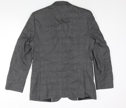 Mens UK Size 40 H&M Regular Grey Suit Jacket
