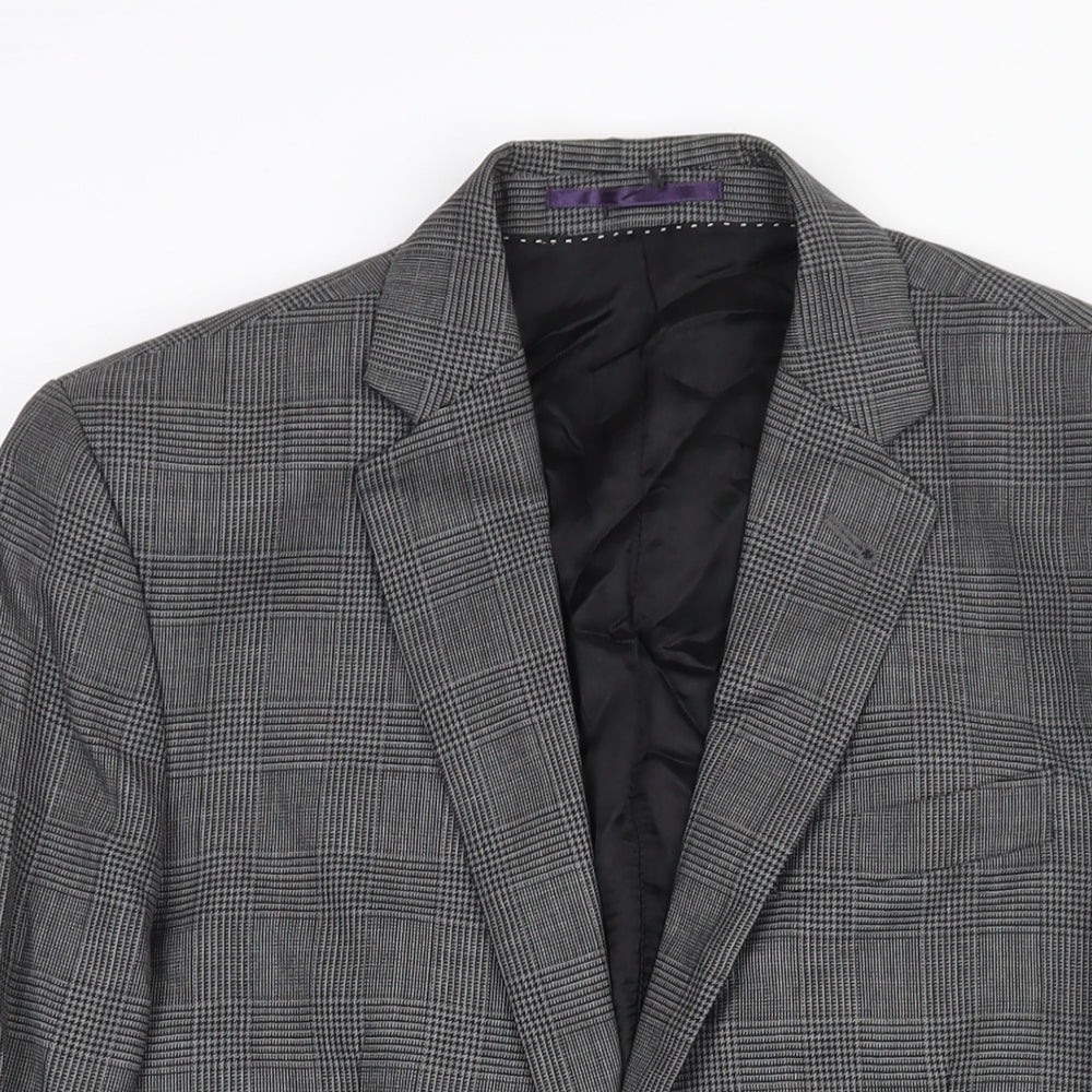 Mens UK Size 40 H&M Regular Grey Suit Jacket