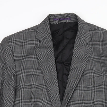 Mens UK Size 40 H&M Regular Grey Suit Jacket