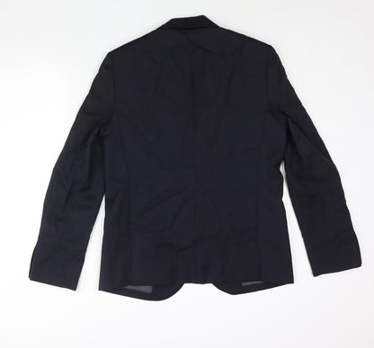 Joe Fresh Mens Blue Wool Jacket Suit Jacket Size 42 Regular