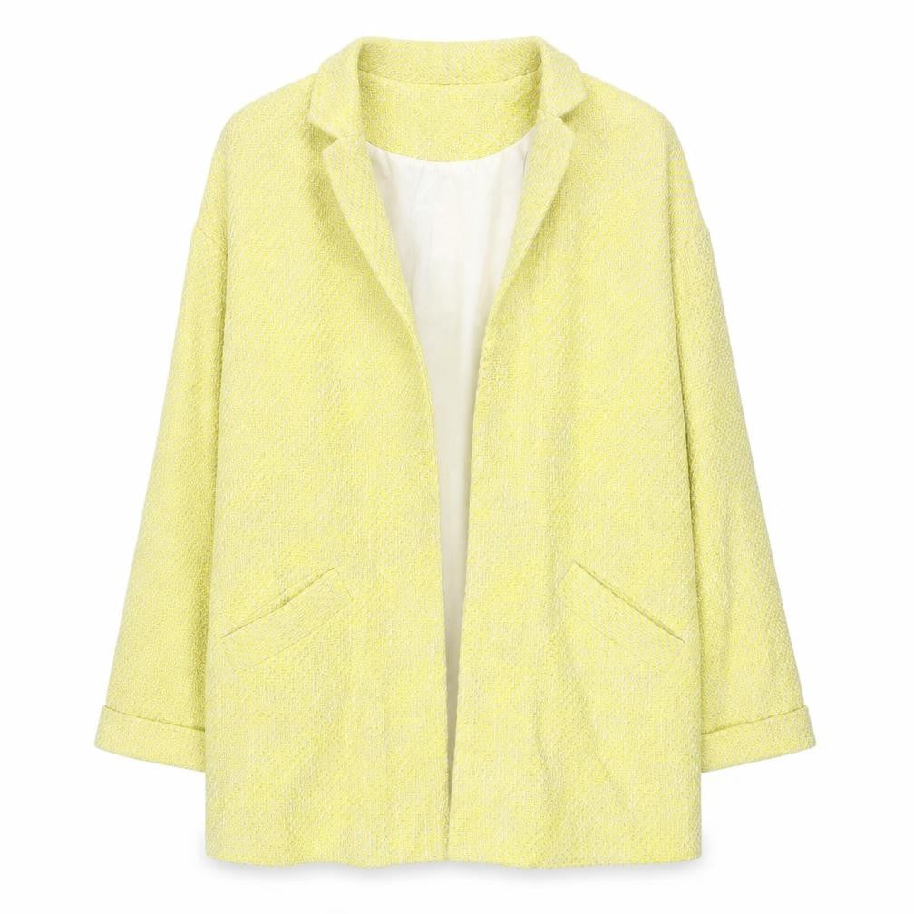 Womens UK Size 10 Miss Selfridge Yellow Jacket