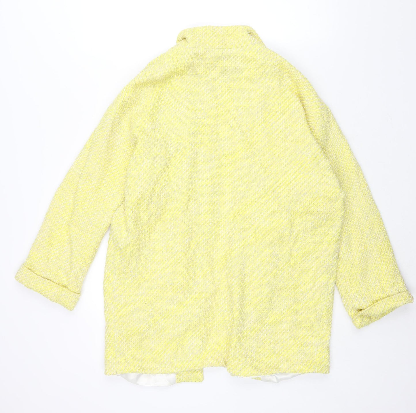 Miss Selfridge Womens Yellow Jacket Blazer Size 10