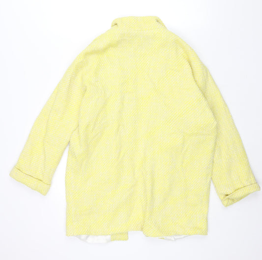 Miss Selfridge Womens Yellow Jacket Blazer Size 10
