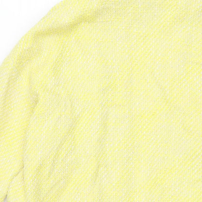Miss Selfridge Womens Yellow Jacket Blazer Size 10
