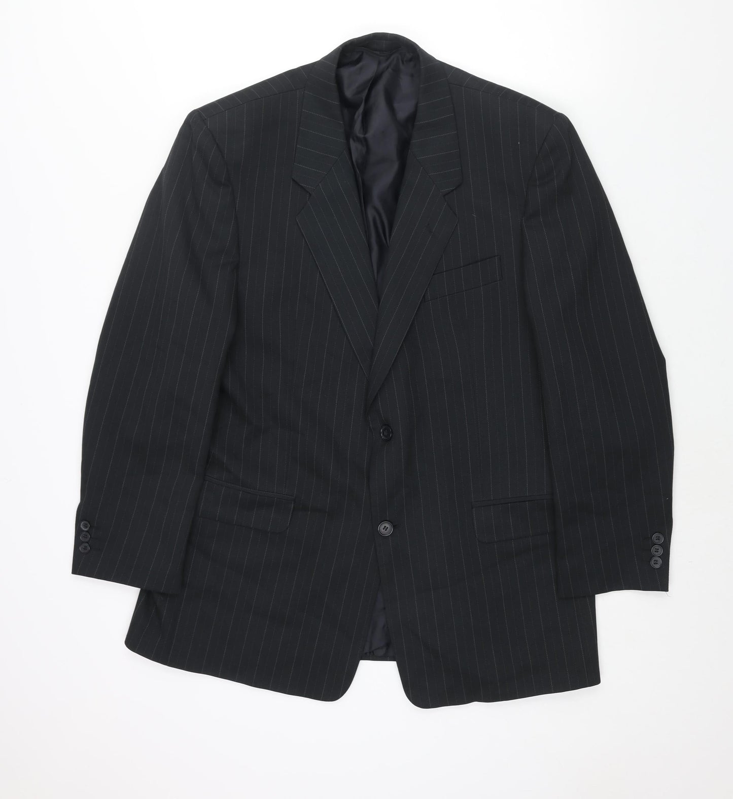 Mens UK Size 42 C&A Regular Black Suit Jacket