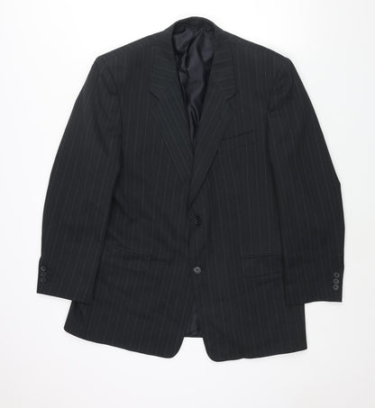 Mens UK Size 42 C&A Regular Black Suit Jacket
