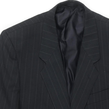 Mens UK Size 42 C&A Regular Black Suit Jacket