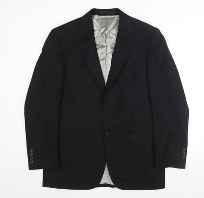 Mens UK Size 38 Marks and Spencer Regular Black Suit Jacket