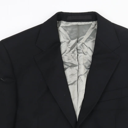 Mens UK Size 38 Marks and Spencer Regular Black Suit Jacket