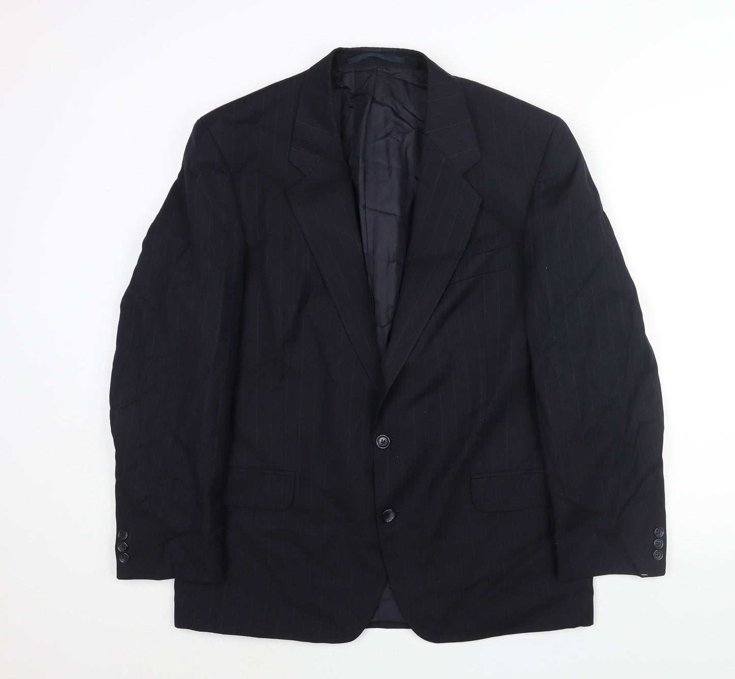 Mens UK Size 42 C&A Regular Blue Suit Jacket