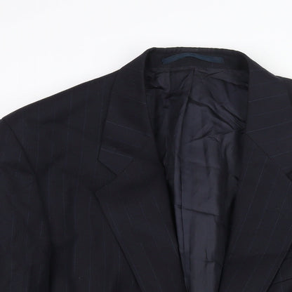Mens UK Size 42 C&A Regular Blue Suit Jacket