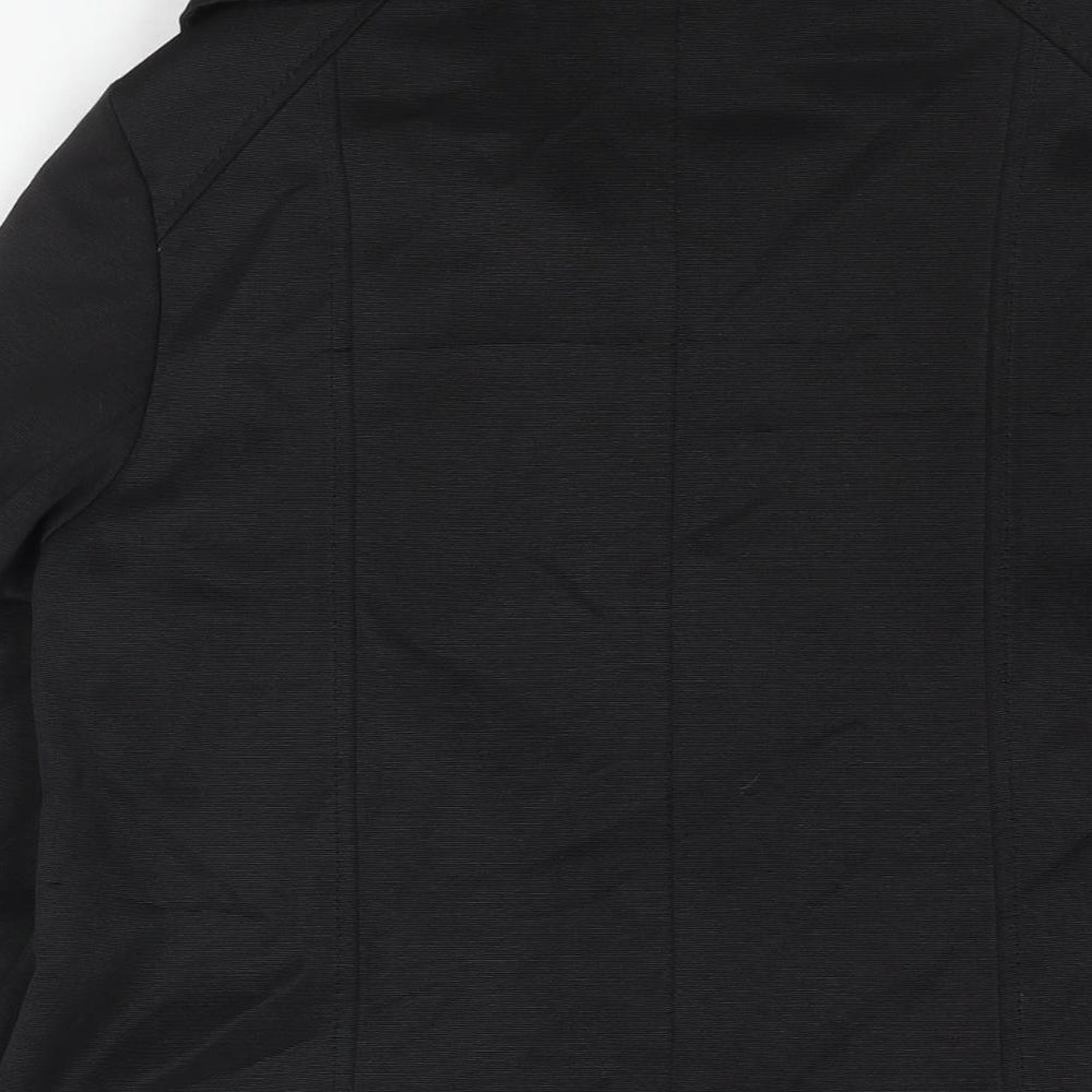 Womens UK Size 6 H&M Black Pea Coat