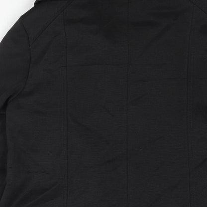Womens UK Size 6 H&M Black Pea Coat