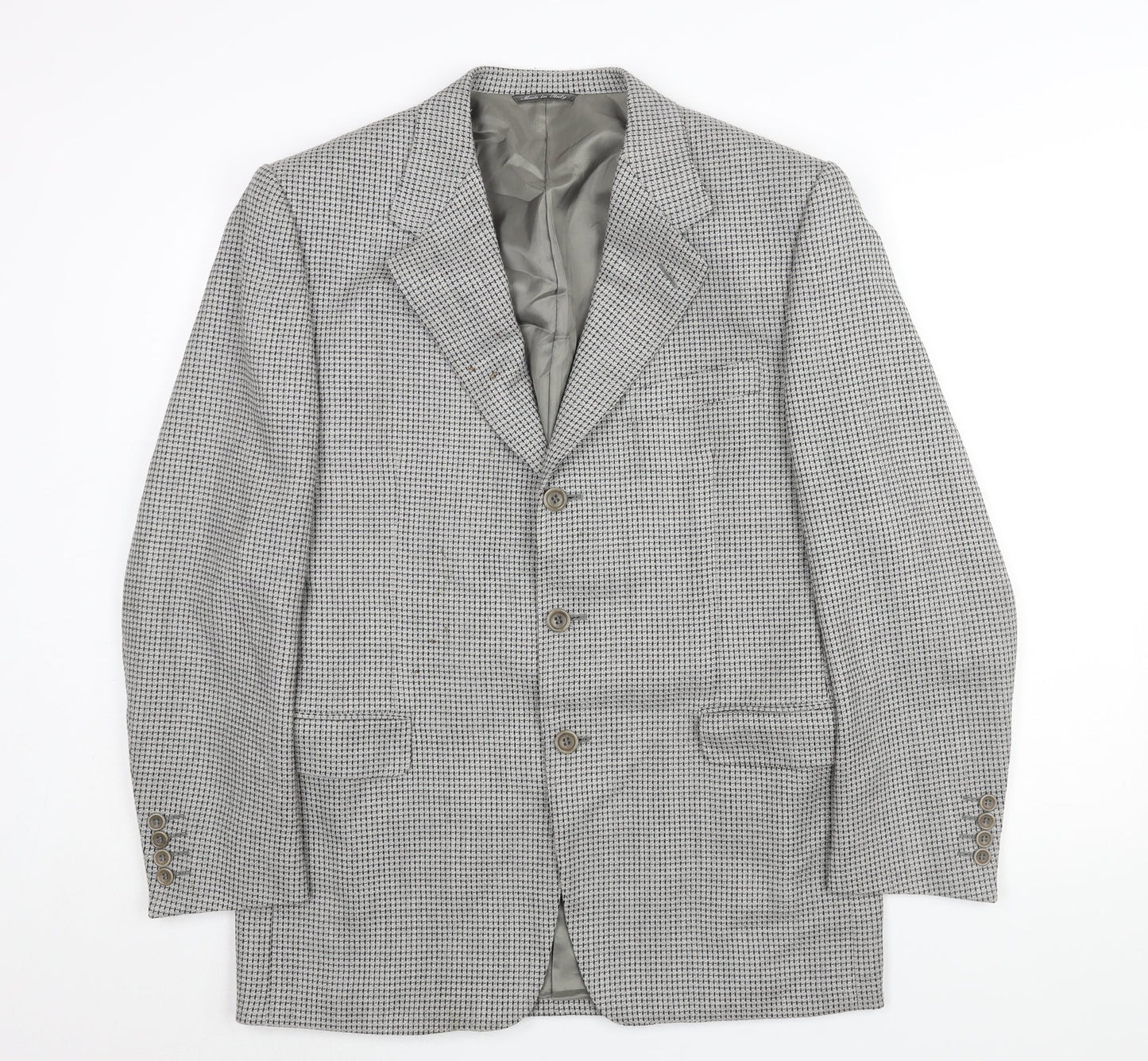 Mens UK Size 42 Canali Regular Grey Suit Jacket