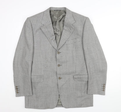 Mens UK Size 42 Canali Regular Grey Suit Jacket