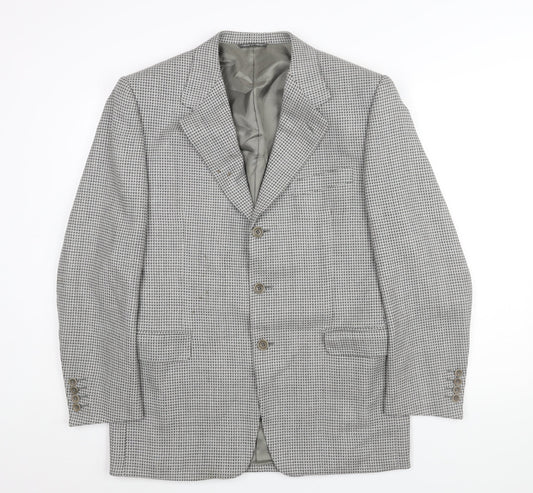 Mens UK Size 42 Canali Regular Grey Suit Jacket