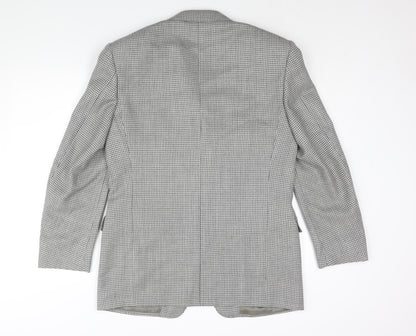 Mens UK Size 42 Canali Regular Grey Suit Jacket