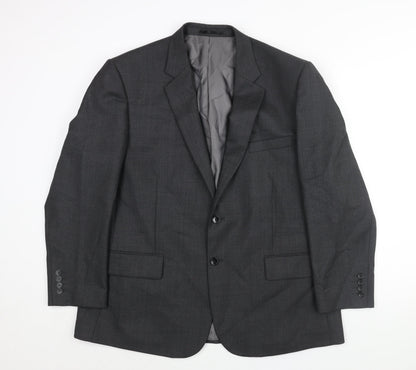 Mens UK Size 44 Slaters Regular Grey Suit Jacket