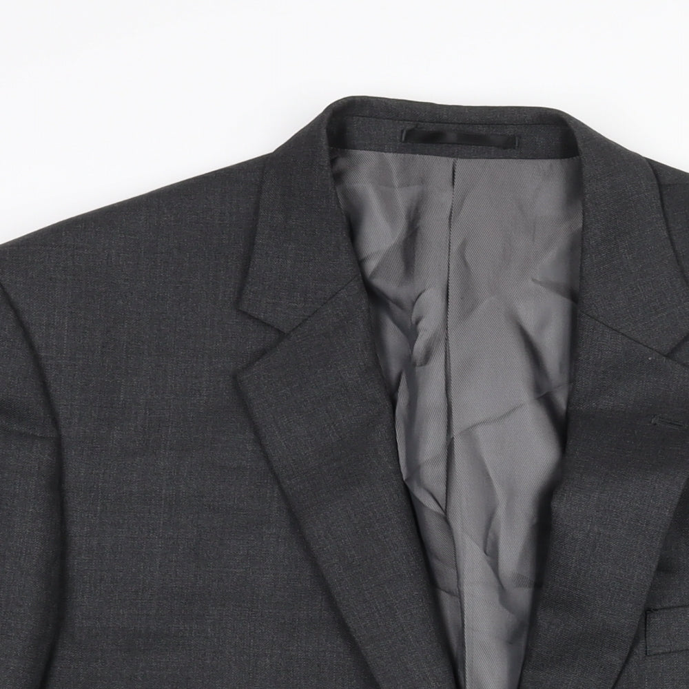 Mens UK Size 44 Slaters Regular Grey Suit Jacket