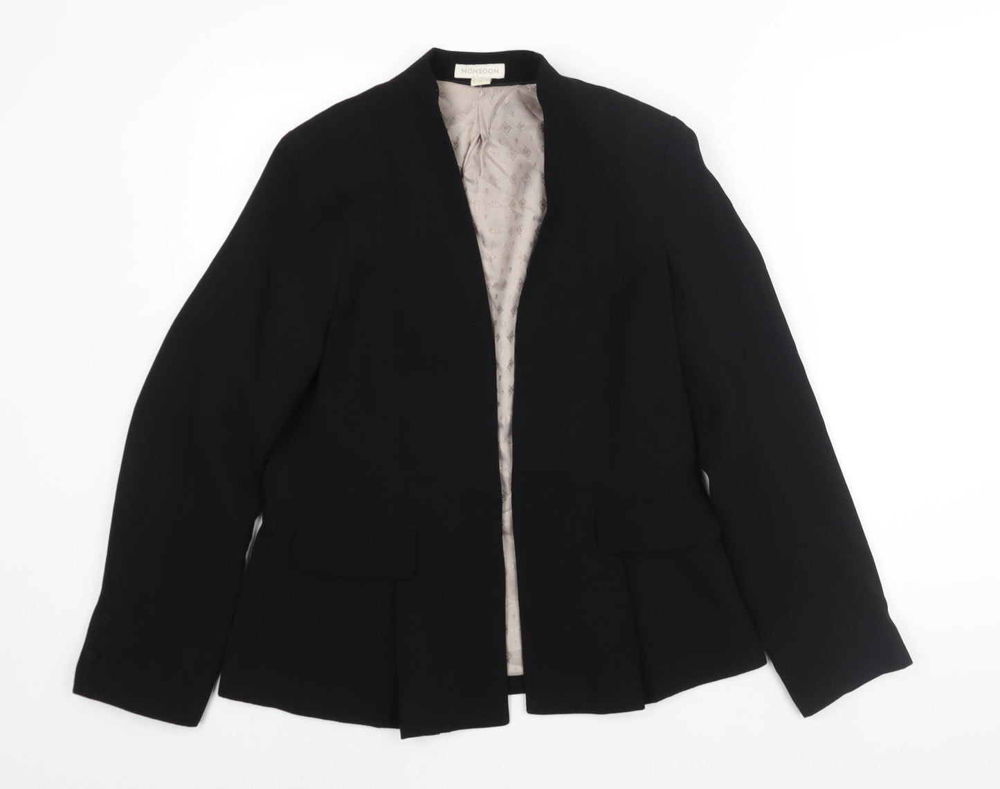 Womens UK Size 12 Monsoon Black Jacket