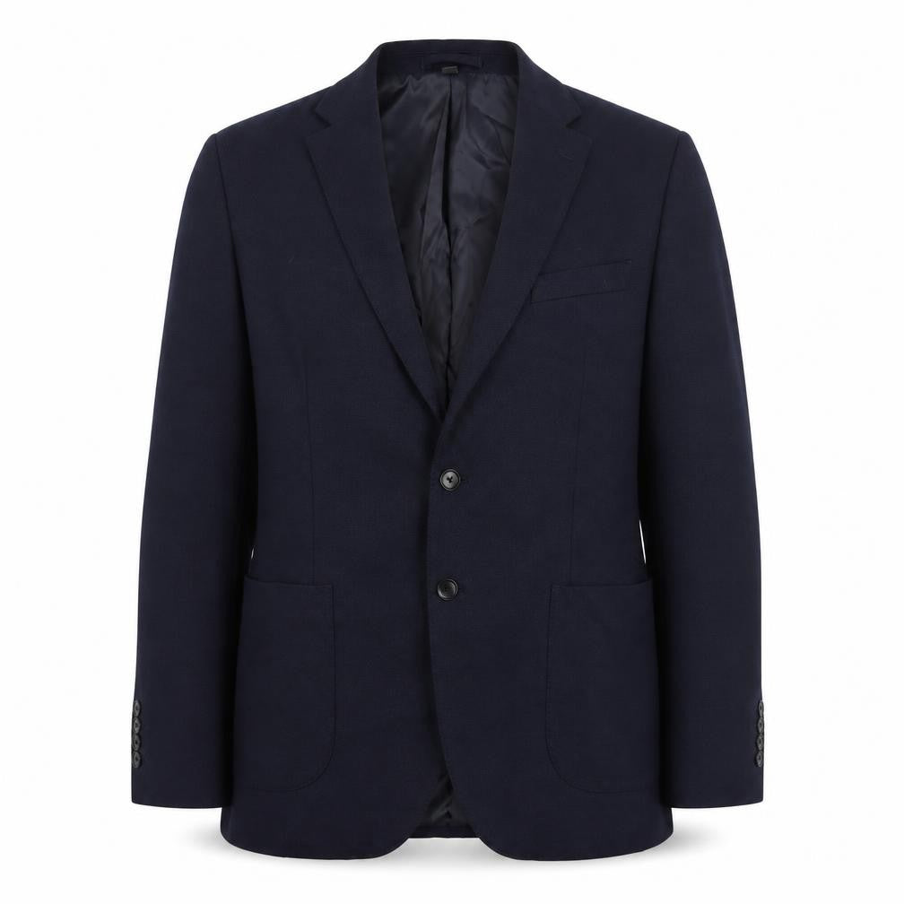 Marks and Spencer Mens Blue Polyamide Jacket Suit Jacket Size 42 Regular