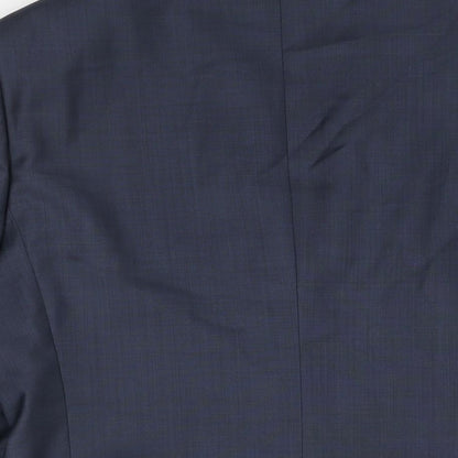 Autograph Mens Blue Wool Jacket Suit Jacket Size 38 Regular