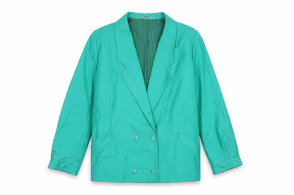 Womens UK Size 12 St Michael Green Pea Coat