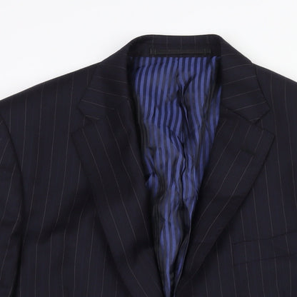 Mens UK Size 42 Marks and Spencer Regular Blue Suit Jacket
