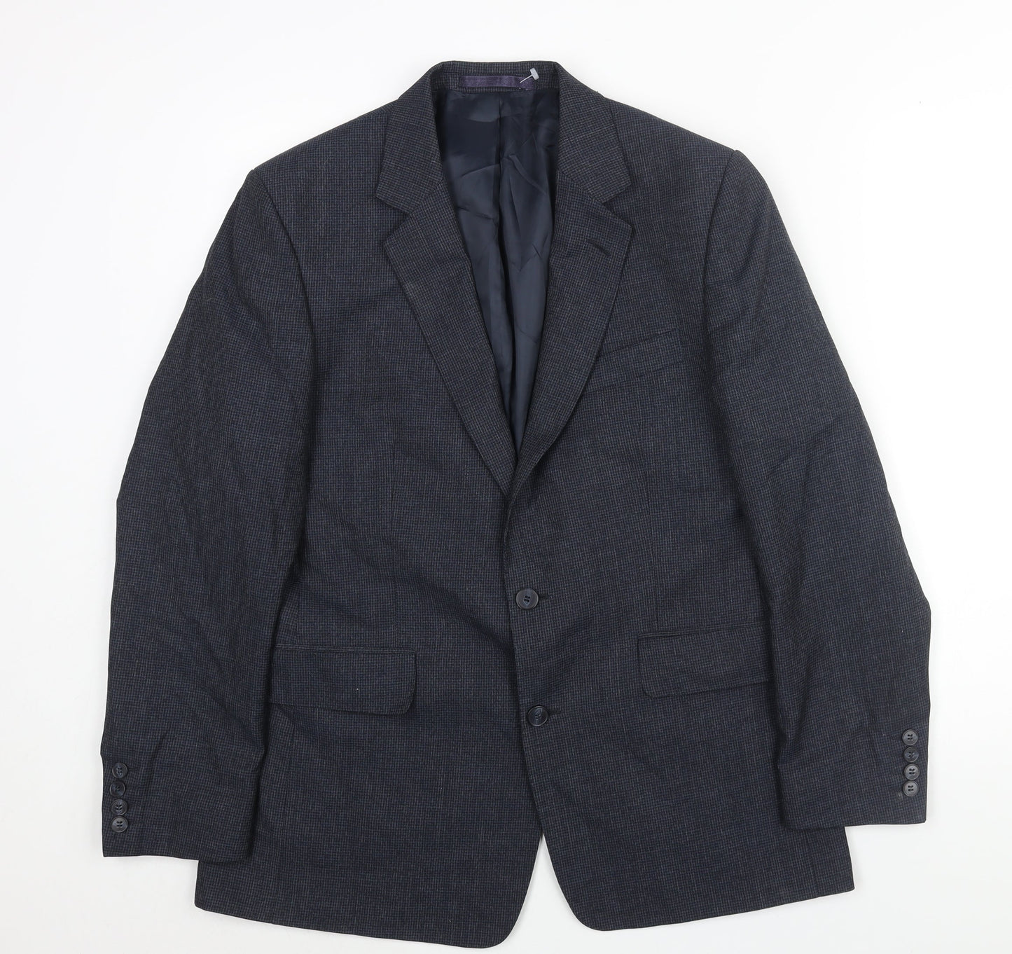 Mens UK Size 40 Hammond & CO Regular Blue Suit Jacket